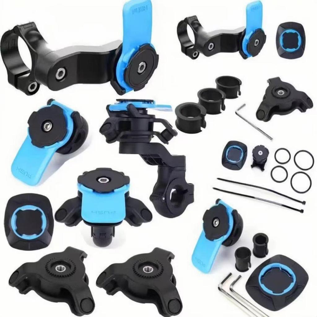 Вращающийся на 360° держатель для телефона для велосипедов и мотоциклов - Съемное, амортизирующее навигационное крепление