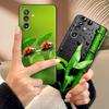 Чехлы для телефонов Для Samsung Galaxy M36 5G Чехол Мягкий Силиконовый Чехол Для Samsung M36 Чехлы M 36 M366B Ударопрочные Популярные Цветочные Чехлы