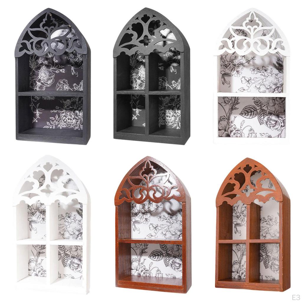 Display Regal Hanges Home Room Decor Figure From Ads Shelf Wood Rail for Essential Oils