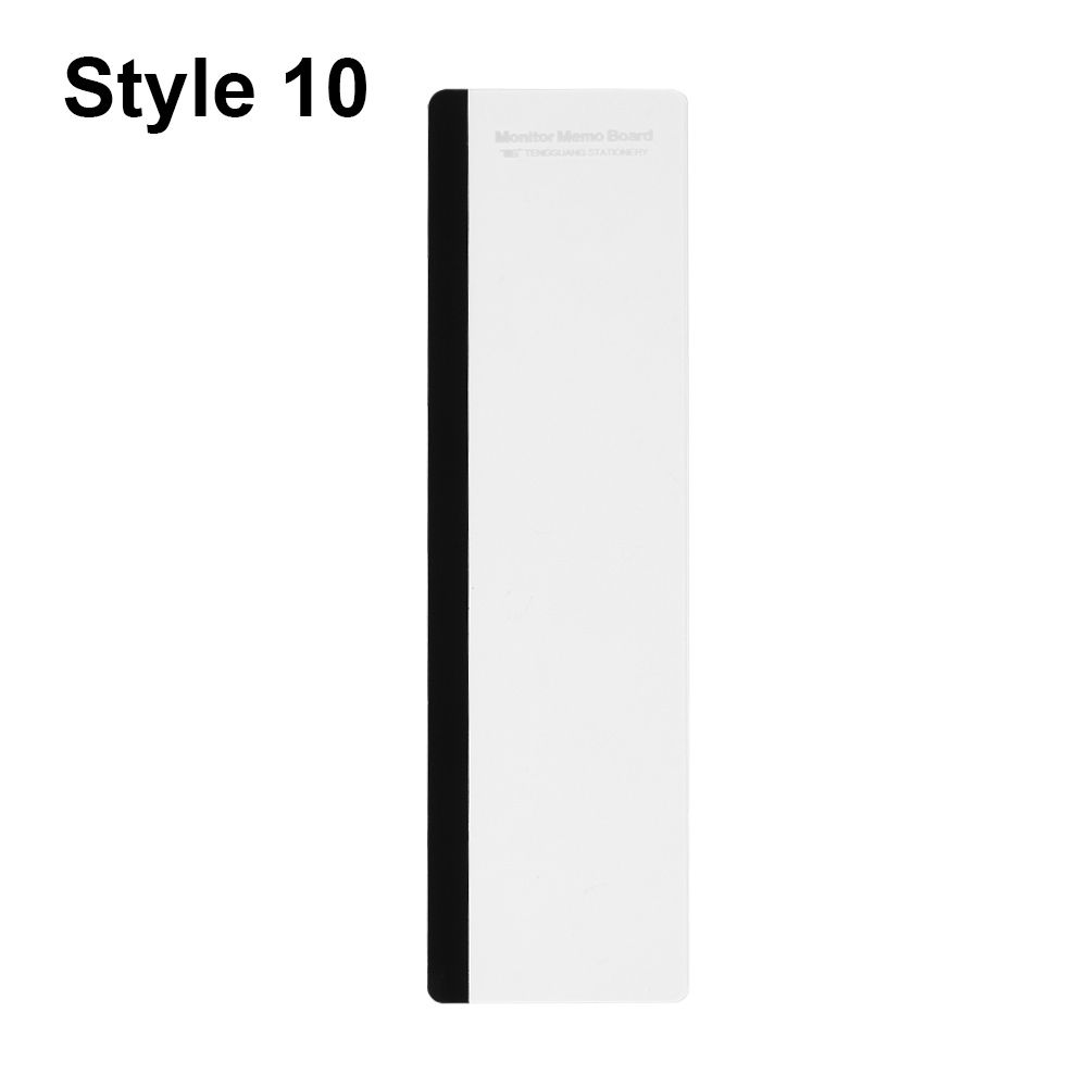 Record Stationery PC Screen Message Memo Board Remind Memo Pad Label sticker Desktop Plastic Holder