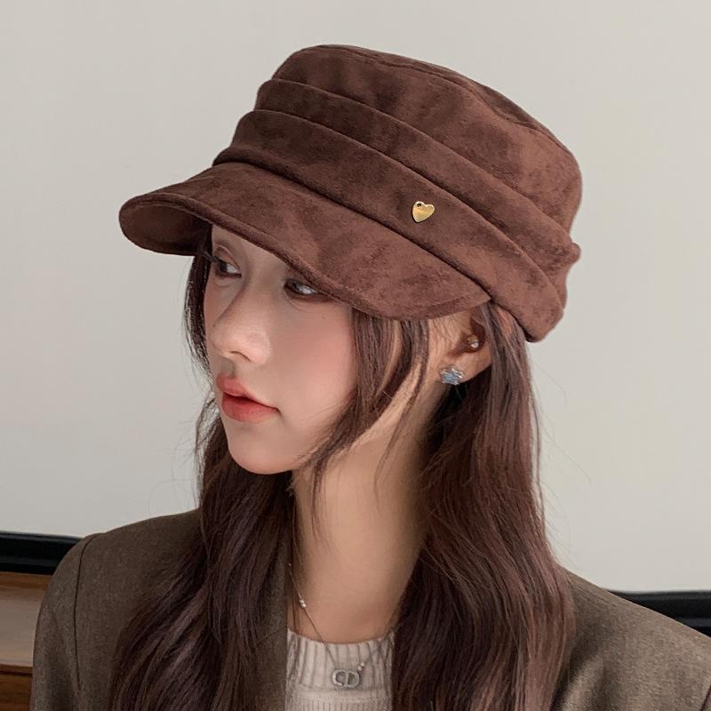 Ретро Универсальный Шерстяной Берет Подчеркивающий Лицо Утиный Язычок Восьмиугольная Шляпа Детская Теплая Ветрозащитная Шляпа Газетчика