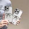 For Apple 17promax Epoxy for IPhone15plus Mobile Phone Case 14 Bow Transparent Light Luxury Women's New Model