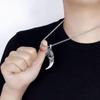 European & American Men's Wolf Tooth Pendant - Trendy High-Design Necklace, Light Luxury Hip Hop Jewelry.