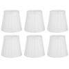 6Pcs Modern Fabric Desktop Lampshade Chandelier Wall Light Lamp Cover for Home Decoration