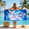Haaland Fashion Beach Towel: Ideal for Summer Adventures Soft, absorbent and quick drying suitable for swimming and bathing