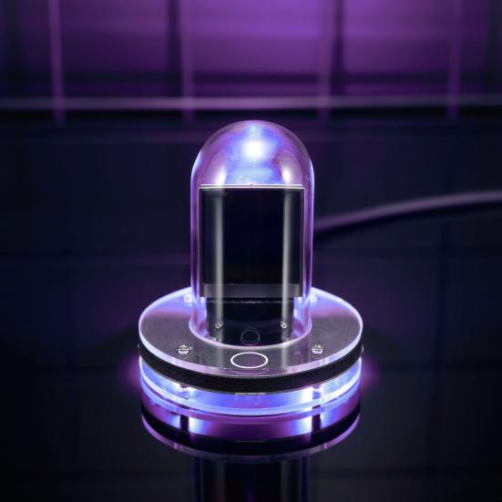 Yousheng Smart Wi-Fi Glow Tube Clock Метеостанция Настраиваемый дисплей Простая настройка Многофункциональный будильник Настольное украшение