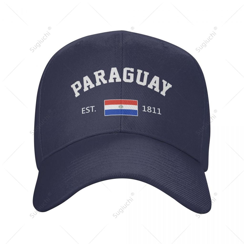 Unisex Baseball Cap Paraguay EST Independence Day Wild Sun Shade Peaked Adjustable Outdoor Caps for Unisex Women