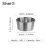 Stainless Steel Dipping Bowl Mustard/Salad/Tomato Sauce Sauce Dish Seasoning Dishes