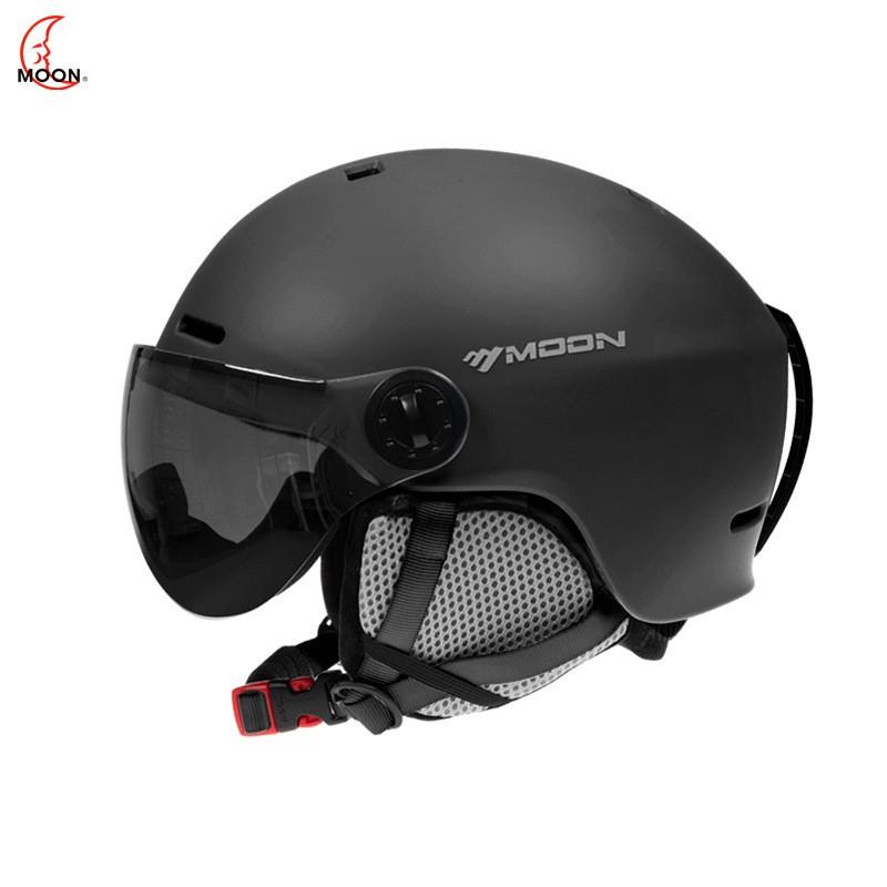 Adult Ski Helmet Asian Head Shape EPS PC Full Coverage Snow Sports Cycling Mountain Bike Protective Gear