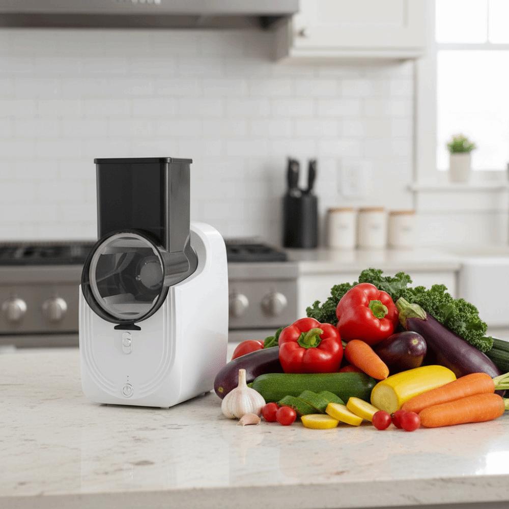 Long Battery Life Automatic Vegetable Shredder Efficient Vegetable Slicer Home