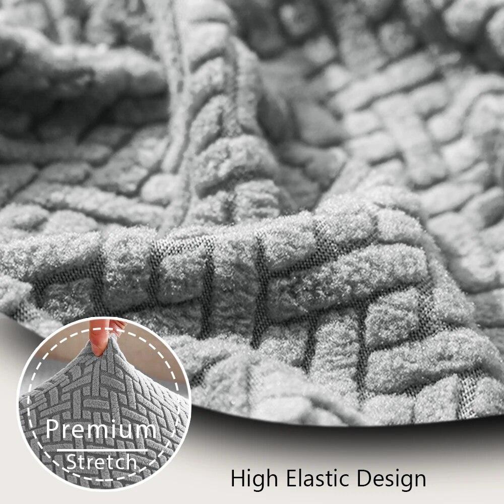 Жаккардовые толстые чехлы для диванов, однотонные чехлы для диванных подушек, эластичные защитные чехлы для мебели, чехлы для диванов в гостиной, съемные пылезащитные чехлы