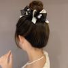 Женские заколки для волос с кружевным бантом и жемчугом, когти Advanced Sense, элегантные заколки для волос