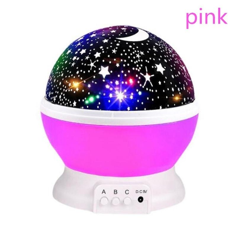 3-цветный светодиодный вращающийся проектор, ночник со звездным небом, романтический ночной светильник, новинка, подарок на День святого Валентина ARI