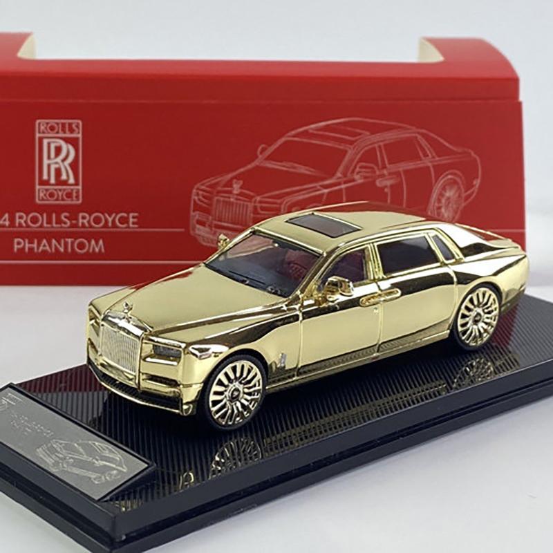 SCA 1/64 Rolls Royce Phantom VIII Металлическая гоночная машина Литьевые модели и игрушечные транспортные средства Модель автомобиля Миниатюрная модель автомобиля Для детей