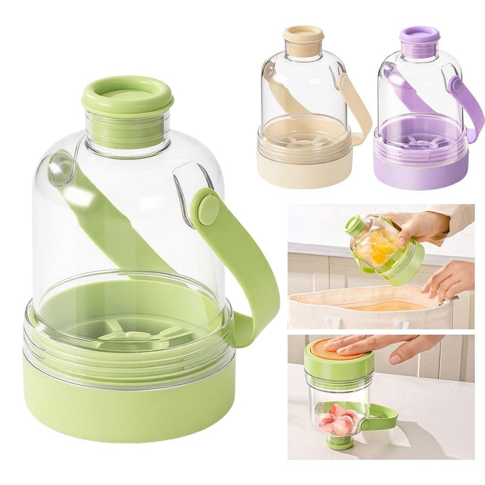 Anti-leakage Water Bottle Ice Cube Tray Water Injection Ice Cube Mold Ice Tray Mold Summer