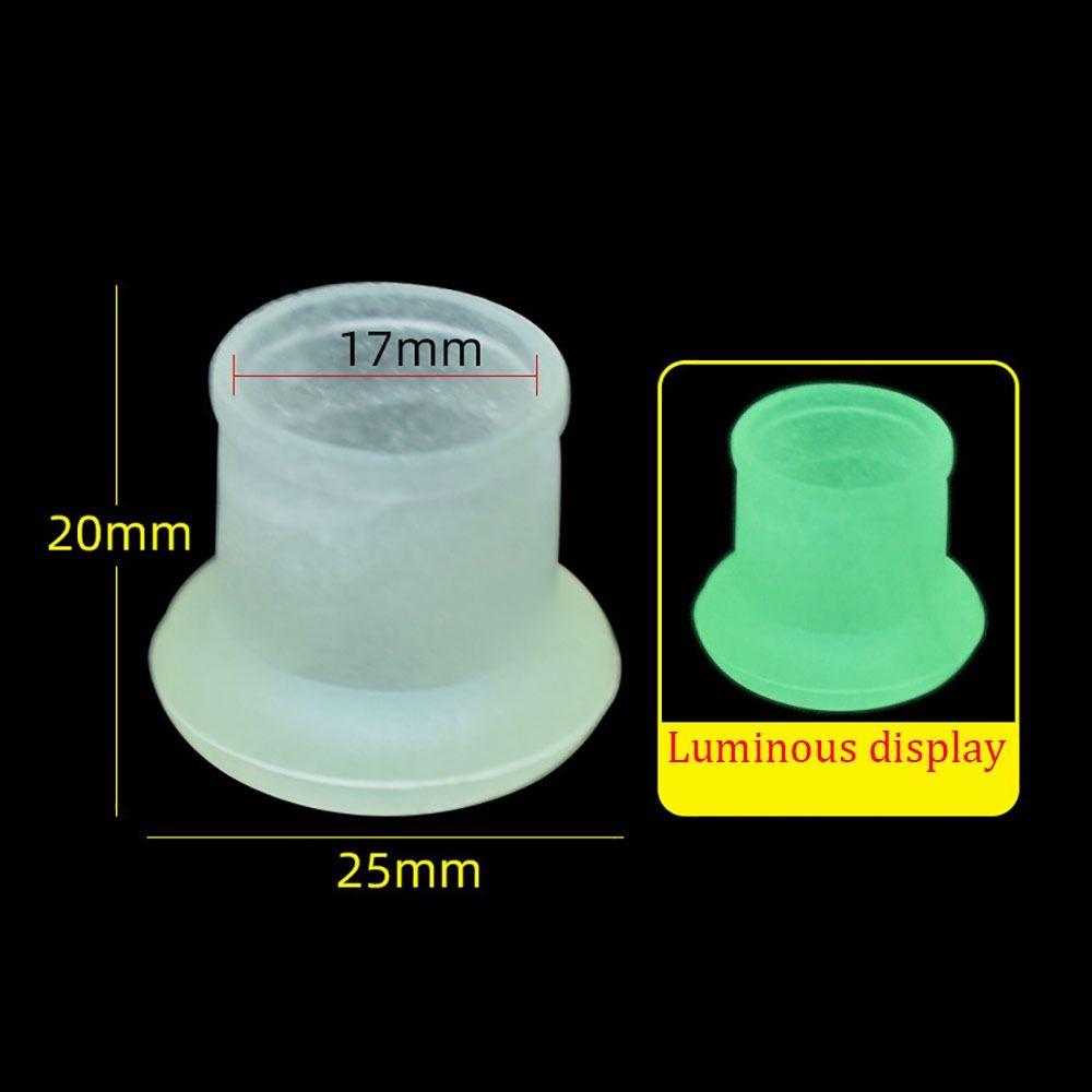 10Pcs Silicone Fishing Rod Retaining Ring Fishing Gear Rod Bottom Protector Fishing Rod Stopper