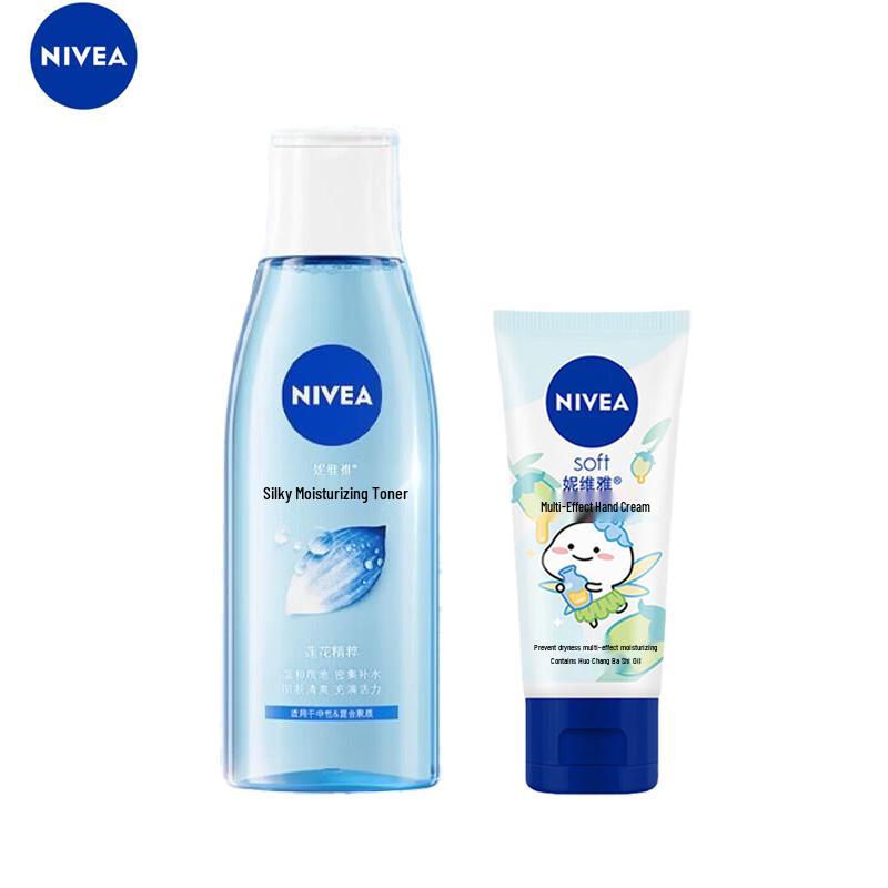 NIVEA Moisturizing Toner & Hand Cream Set