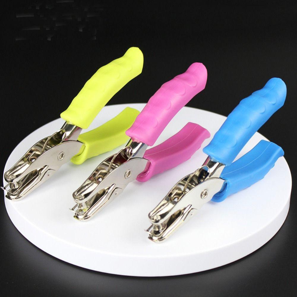 DIY Hole Punch 6mm Paper Cutter Durable Single Hole Puncher School Office Binding Stationery