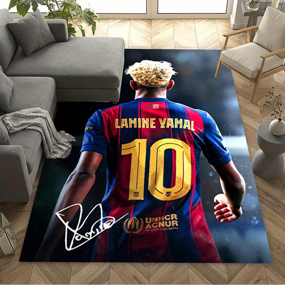 Lamine Yamal's Passion Game Carpet Perfect for Kitchen Dormitory Playrooms Game Room Antislip Carpet Office home decor Perfect Gift for Friends & Fami