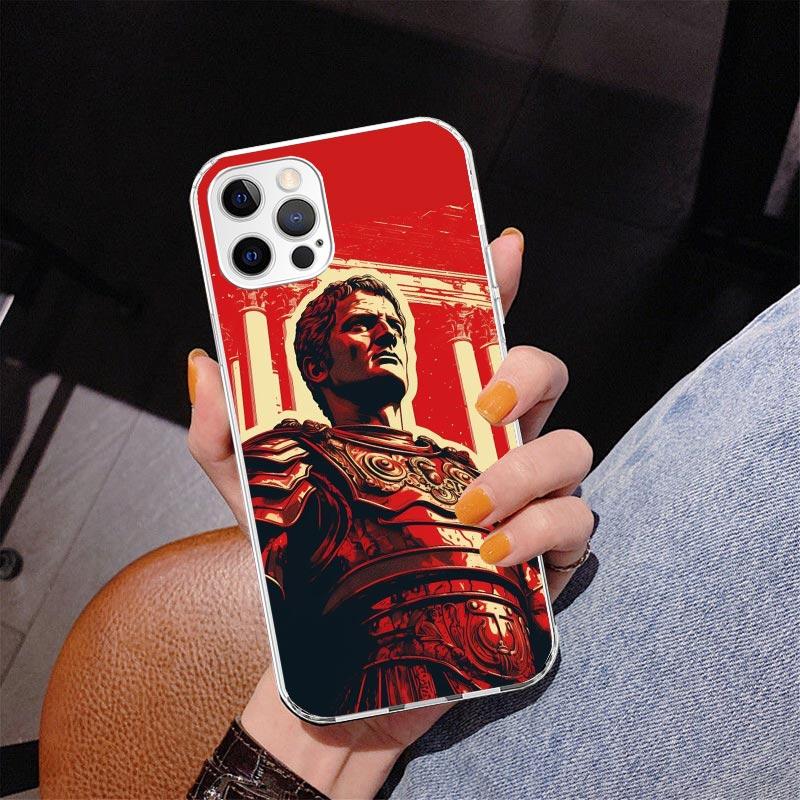 SPQR Roman Imperial Legionv Phone Case For iPhone 17 Air 16 Pro Max 16E 15 + 14 Plus 11 12 13 Mini 7 8 SE Gift Print Cover Funda