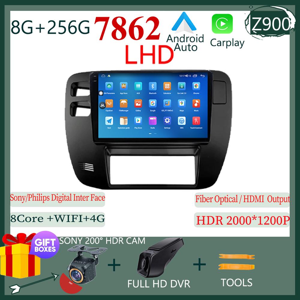 Для Nissan Patrol 1997-2005 Android 14 LHD RHD сенсорный QLED экран радио видео DVD GPS GPS Bluetooth WIFI DSP 4G Carplay стерео BT