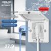Встраиваемая влагозащищенная настенная розетка DELIXI типа 86 IP55