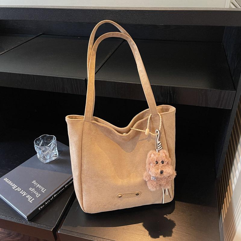 Вместительная сумка-ведро модный тренд повседневная текстурная сумка через плечо осень новая персонализированная женская сумка-тоут