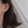 1 шт. Кафф на ухо с зажимом-крестом, серьги с жемчугом, фейковое пирсинг, каффы для женщин, кафф, серьги без прокола, украшение, кафф