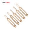 Gold Silver Brooch Pin Shape Safety Pin Hairpins Hair Clips for Women Girls Hairpin Barrettes