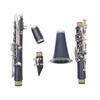 Muslady Clarinet ABS 17 Key bB  Flat Soprano Binocular Clarinet with Cleaning Cloth Gloves 10 Reeds