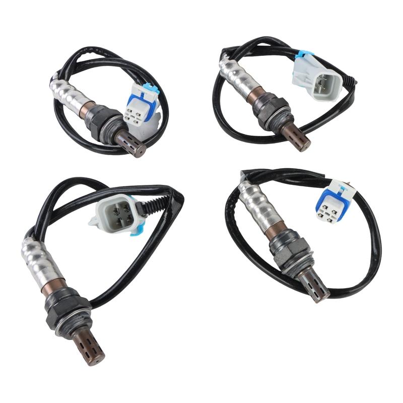 2344256 2344668 New 1Set / 4PCS Upstream & Downstream Oxygen O2 Sensor For Cadillac Chevrolet Tahoe GMC Sierra Yukon 4.8 5.3L V8