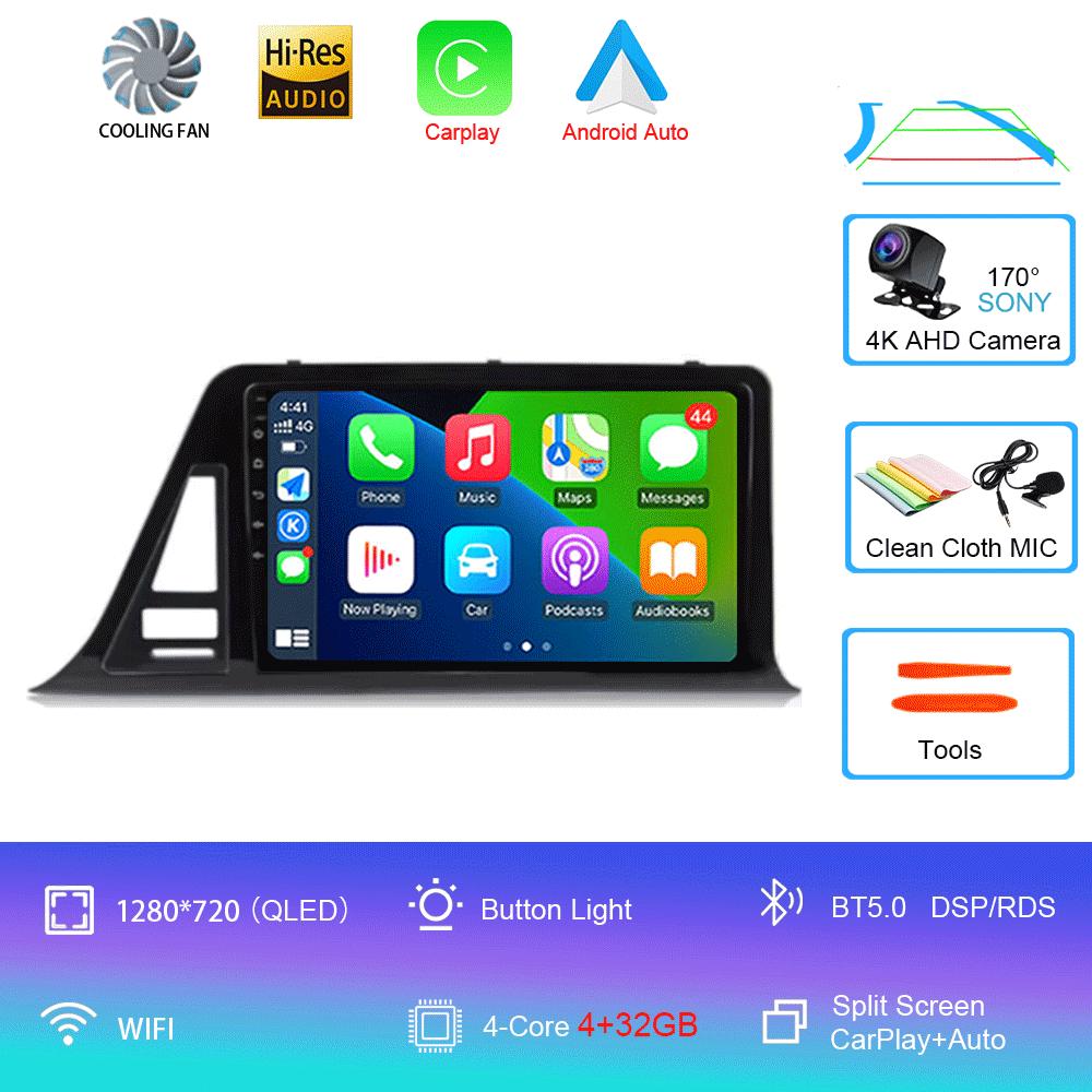 Для Toyota C-HR CHR 2016-2020 автомобильный радиоприемник Android 14 Carplay Auto Screen мультимедийный проигрыватель с правой стороны водителя стерео 2din головное устройство