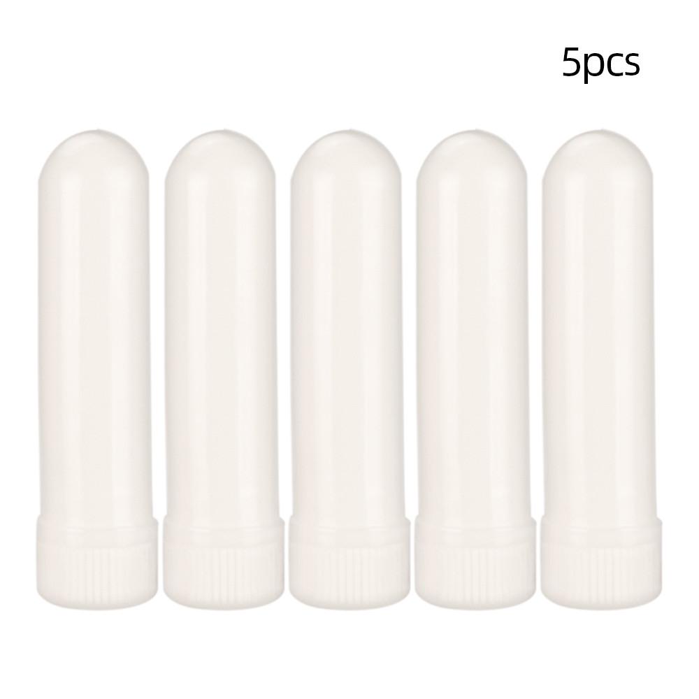 5 Pack 10 Pack Essential Oil Inhaler Bottles Aromatherapy Empty Nasal Inhaler Tubes Plastic Tubes with Wick