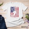 US Flag American Football Player Vintage Patriotic Men Women Unisex T-shirt