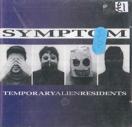 CD SYMPTOM Temporary Alien Residence LFCD010 LITTLE FISH 1997 UK Rock Used