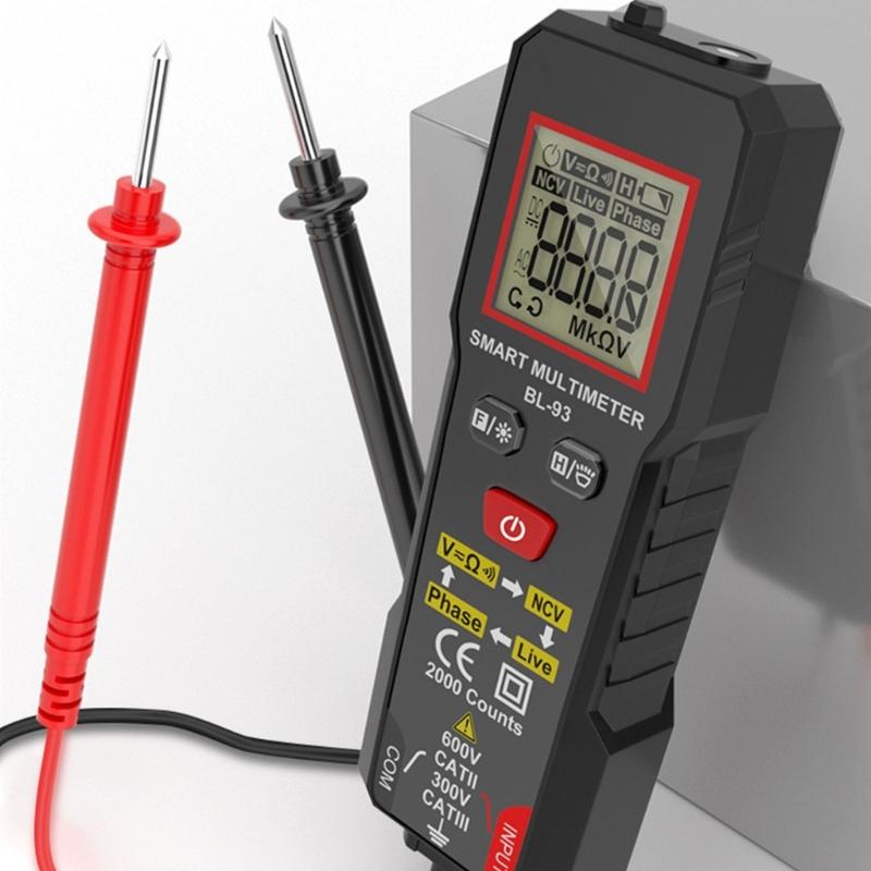 Intelligent Anti Burn Digital Multimeter Portable Suitable For Electrical Safety With Overload Protected Voltages Tester