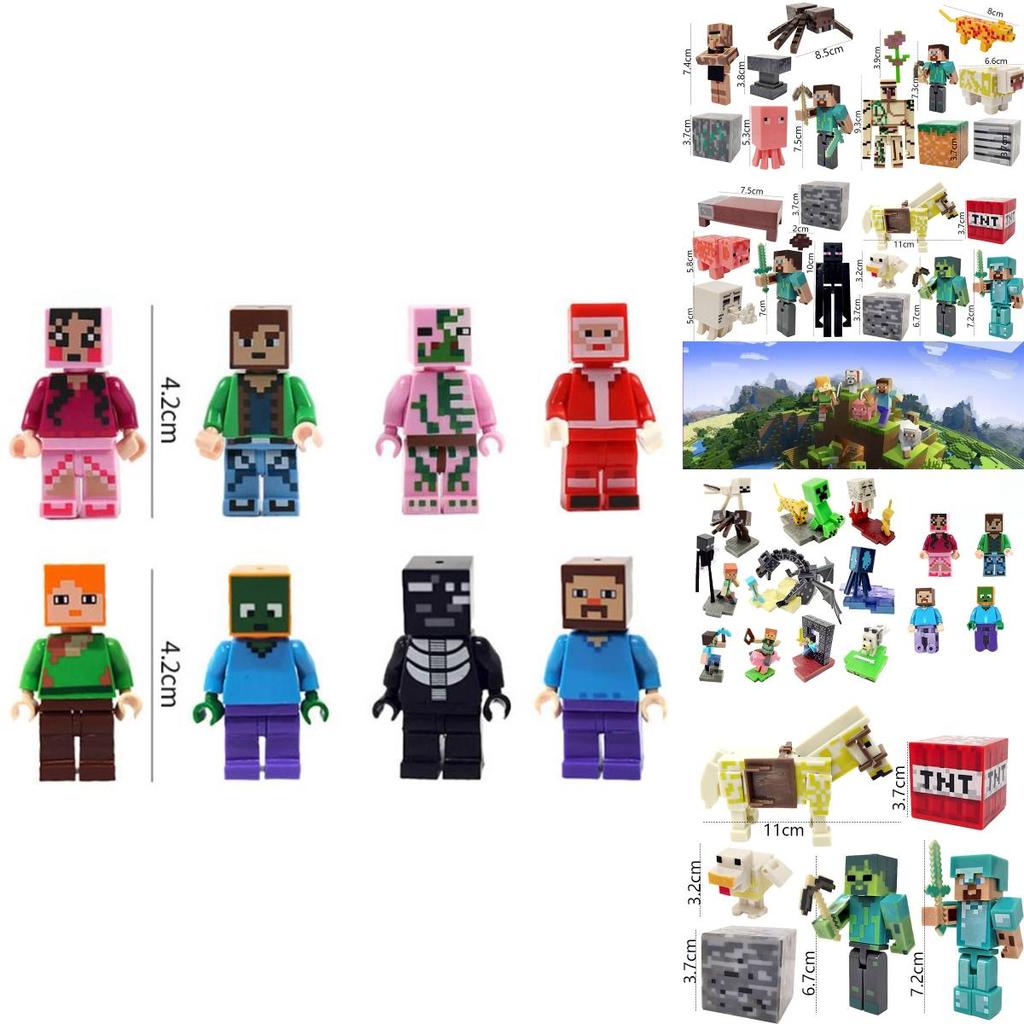 Набор для украшения торта «Тема Майнкрафт», строительные блоки, для вечеринки