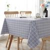ПВХ Скатерть Водонепроницаемая и Маслостойкая Мелкая Свежая Клетка Не требующая стирки В стиле Инс Прямоугольная Скатерть Скатерть для журнального столика Простая Скатерть