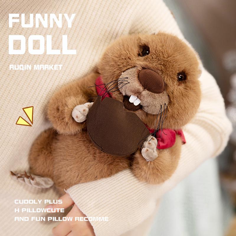 Nezha Reborn Plush Screaming Marmot Cotton Doll - Cute Birthday Gift