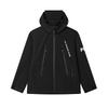Fashionable Warm Hooded Two-Piece Jacket Men Jackets Black F11M519704FBK
