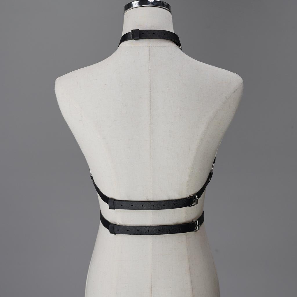 Женский модный body harness из искусственной кожи, регулируемый ремень, панк, готический наряд, одежда для клуба