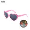 Love Heart Shaped Effects Glasses Watch The Lights Change To Heart Shape At Night Diffraction Glasses Women Fashion Sunglasses