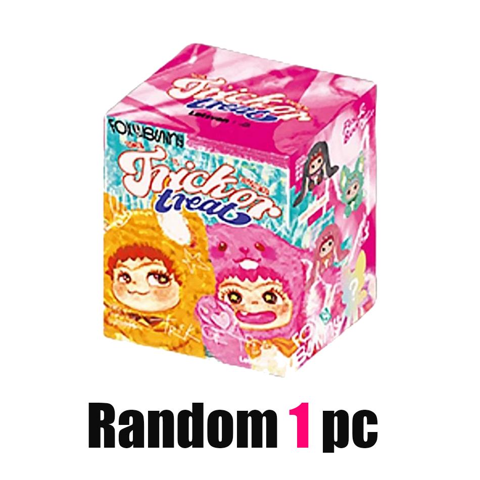 Wakuku V1 V2 Блайндбокс Лиса и Кролик Серия 'Trick Or Treat' Виниловая кукла Сюрприз-пакет Брелок Модный игрушечный Mystery Box Подарки