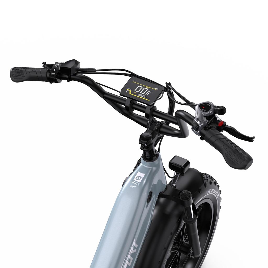 Electric bicycle ONESPORT OT08, 500W motor, 48V 18AH battery, top speed 25 km/h, cruising range 90km, 20*4.0 inch tires