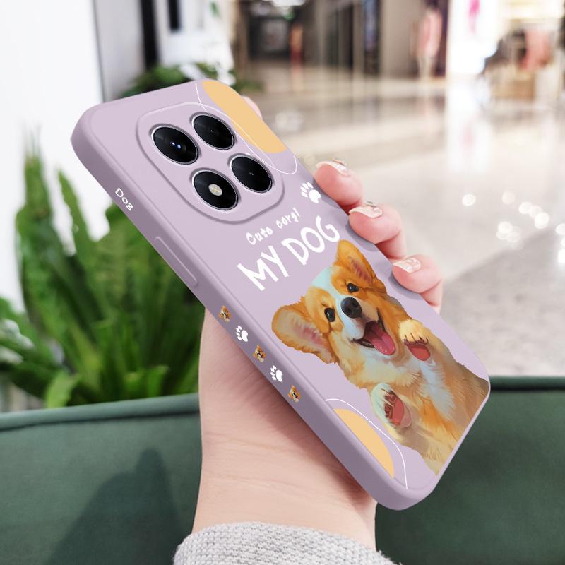 Lovely Corgi Phone Case For Xiaomi Poco F7 X7 X6 F6 M6 M5 M5S F5 X5 F4 X4 M4 F3 M3 X3 Pro 4G 5G GT Silicone Cover
