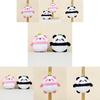 Cute Panda Plush Toy Keychain Short Plush Stuffed Doll For Couples