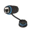 Quick Cat6 250MHz IP68 Level Shielded RJ45 Coupler M23 RJ45 Cat6 Connector For Outdoor Cameras And Electronic Equipment