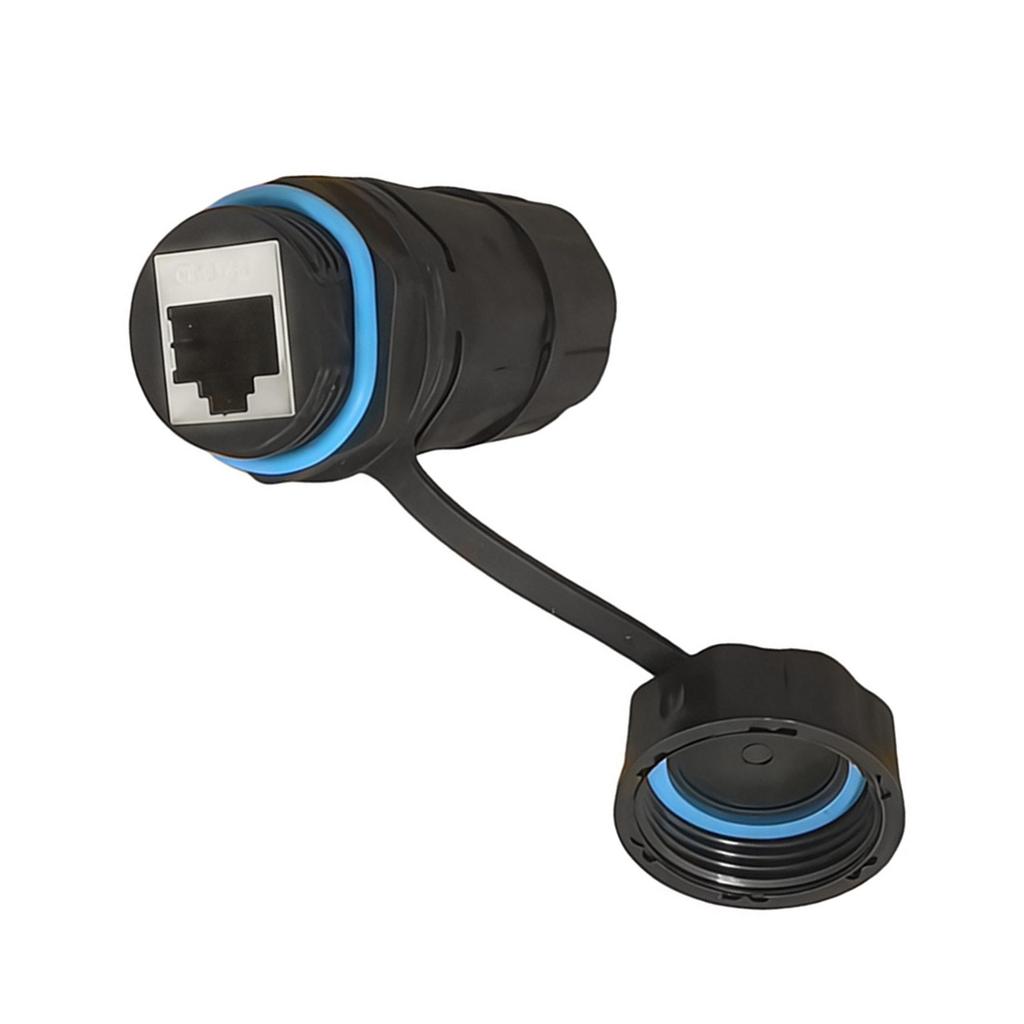 Quick Cat6 250MHz IP68 Level Shielded RJ45 Coupler M23 RJ45 Cat6 Connector For Outdoor Cameras And Electronic Equipment