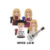TP1026 LG1015 Swifts Популярные Певицы Конструктор Модель Мини Экшн Фигурка Аксессуары Подарки на Хэллоуин для Детей