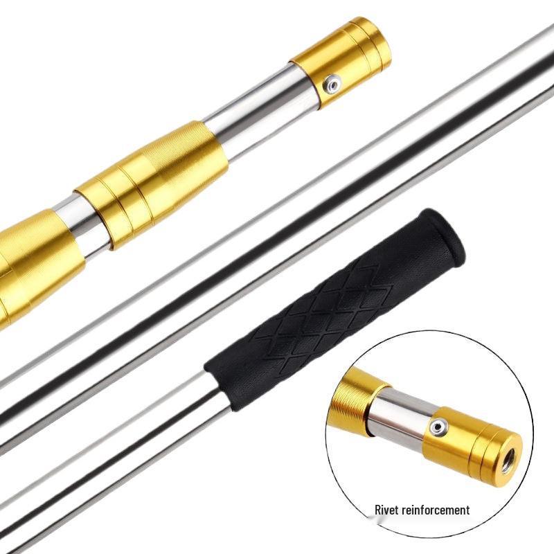 Телескопическая ручка для подсачека из нержавеющей стали Набор рыболовных снастей